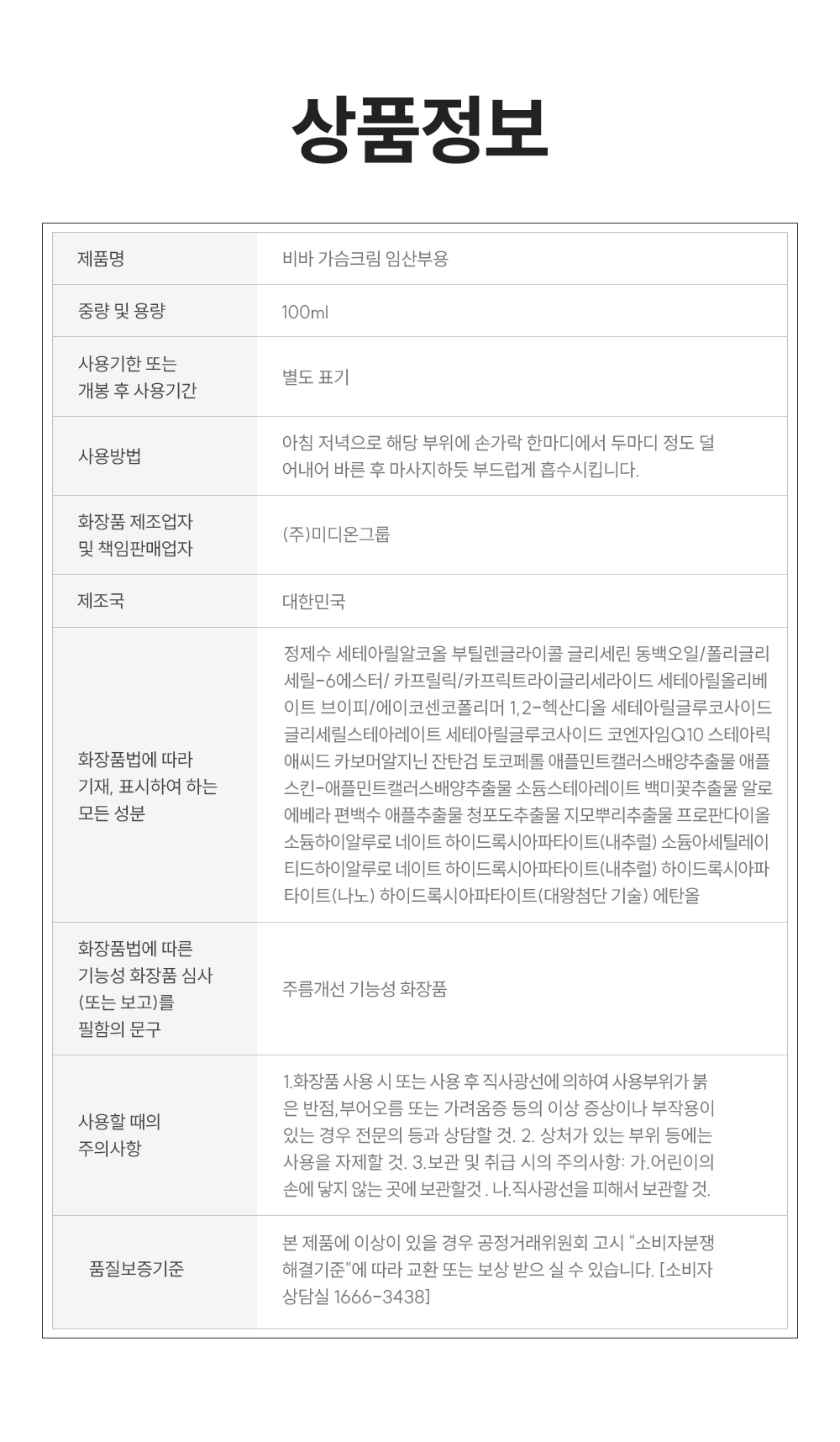 상품정보